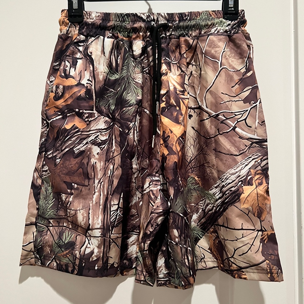 Camouflage Print Shorts